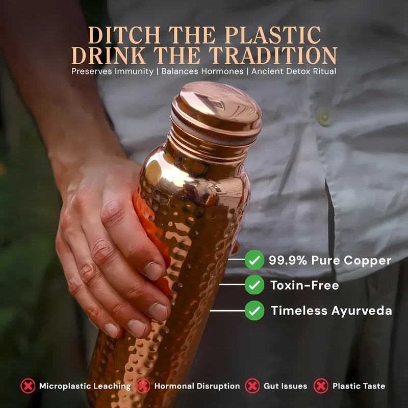 Ayvora® | Pure Copper Bottle