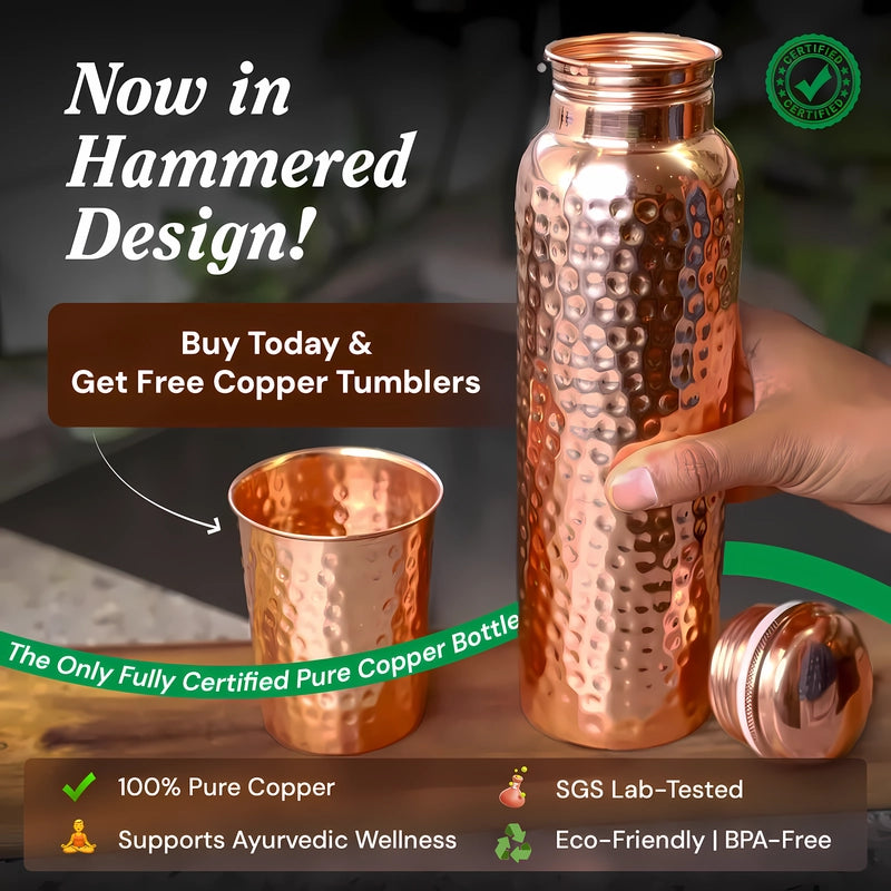 Ayvora® | Pure Copper Bottle
