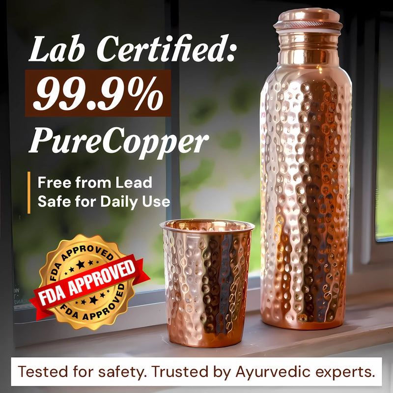 Ayvora® | Pure Copper Bottle